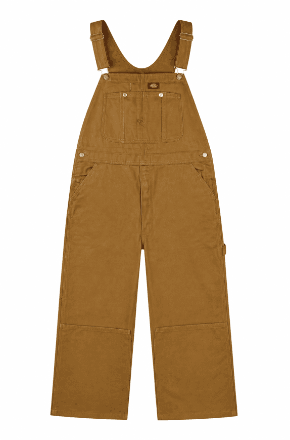 DICKIES SALOPETTE CARPENTER WORKWEAR MARRONE UOMO PRE OWNED XL