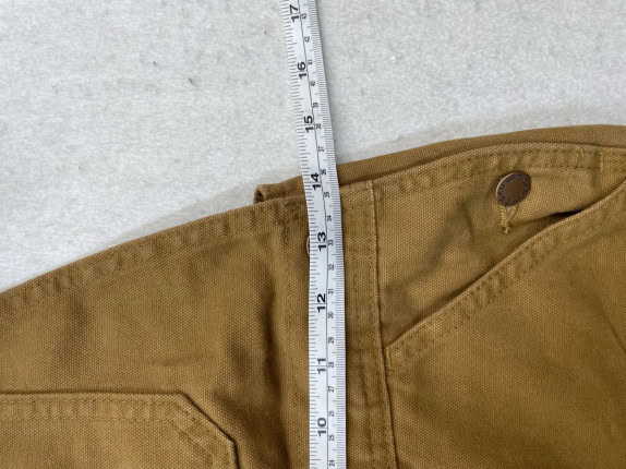 DICKIES ΠΟΛΥΜΠΕΡΜΠΕΡΟ ΟΛΟΣΩΜΟ ΤΥΠΟΥ DUNGAREE WORKWEAR ΚΑΦΕ ΑΝΤΡΙΚΟ PRE OWNED XS