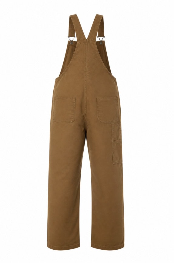 DICKIES ΠΟΛΥΜΠΕΡΜΠΕΡΟ ΟΛΟΣΩΜΟ ΤΥΠΟΥ DUNGAREE WORKWEAR ΚΑΦΕ ΑΝΤΡΙΚΟ PRE OWNED XS