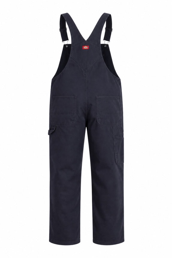 DICKIES SALOPETTE DA LAVORO NERA UOMO PRE OWNED XXL
