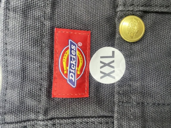 DICKIES SALOPETTE DA LAVORO NERA UOMO PRE OWNED XXL