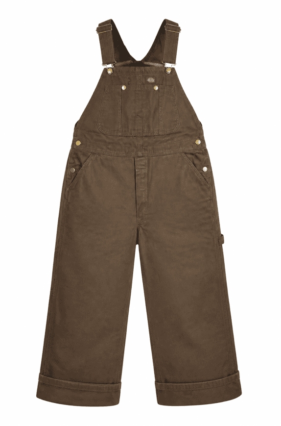 DICKIES WORKWEAR OVERALL BROWN MEN PRE OWNED L