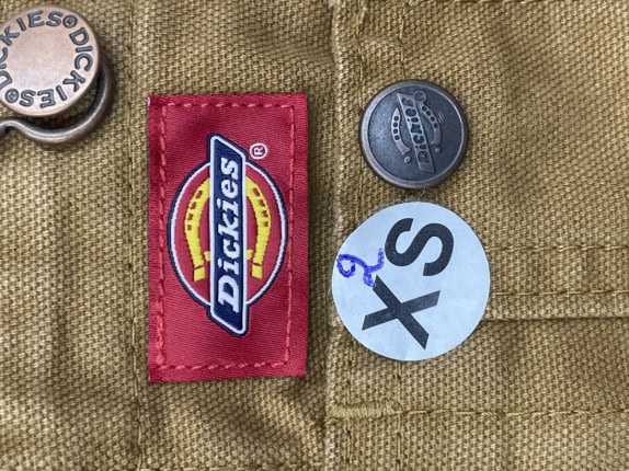 DICKIES SALOPETTE UTILITY MARRONE WOMAN PRE OWNED XS
