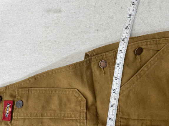 DICKIES SALOPETTE UTILITY MARRONE WOMAN PRE OWNED XS