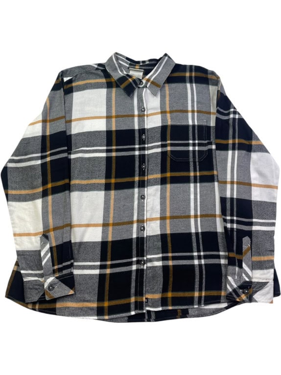 DICKIES CAMICIA FLANELLA CHECK GRIGIO UOMO PRE OWNED XL