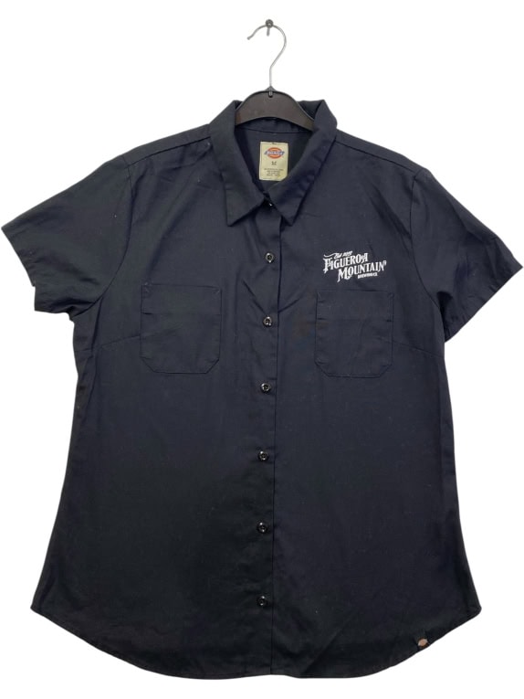 DICKIES Πουκάμισο Κοντομάνικο Figueroa Mountain Logo Μαύρο ΓΥΝΑΙΚΕΙΟ M