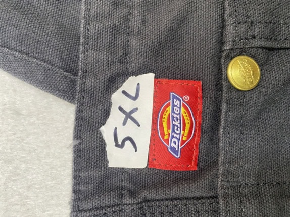 DICKIES ΣΑΛΟΠΕΤΑ WORKWEAR ΜΑΥΡΟ ΑΝΤΡΙΚΟ PRE OWNED 5XL