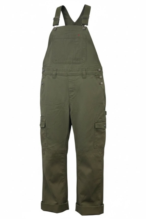 DICKIES OVERALLS WORKWEAR OLIVE UNISEX PRE OWNED L