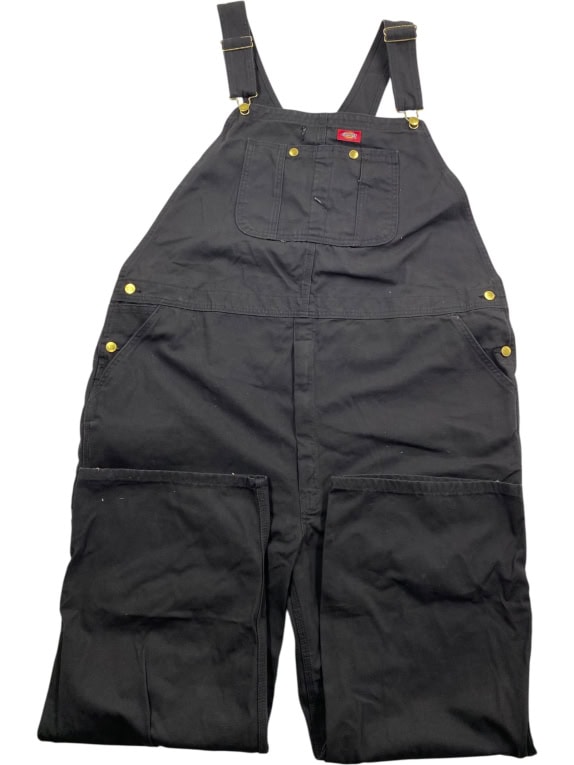 Salopette da lavoro Dickies con logo VINTAGE nero unisex 6XL