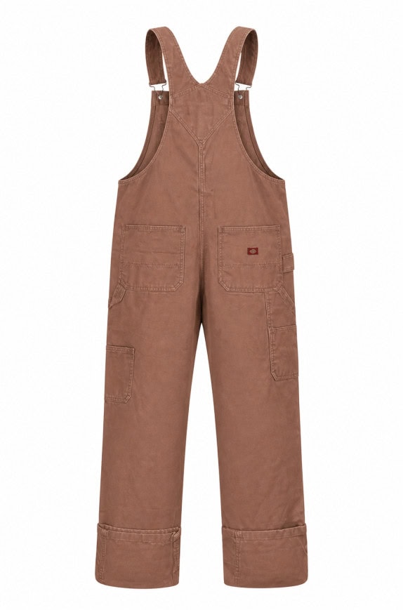 DICKIES SALOPETTE  WORKWEAR PINK GYNAIKEIO PRE OWNED 2XL