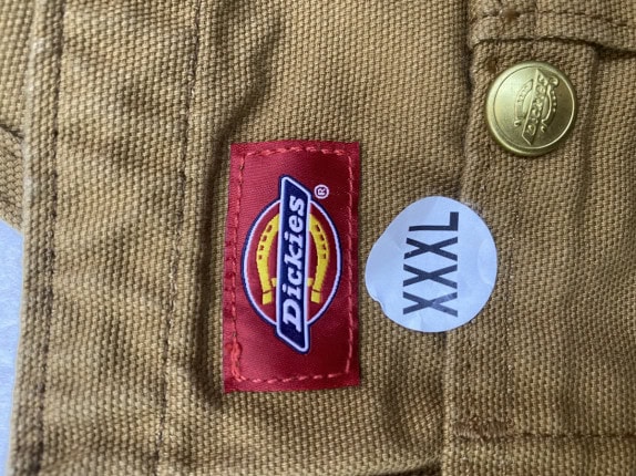 DICKIES SALOPETTE WORKWEAR CAMEL ΑΝΤΡΙΚΟ PRE OWNED 3XL