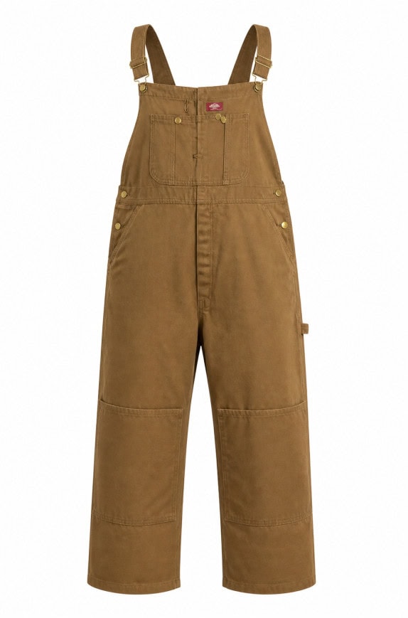 DICKIES OVERALLS WORKWEAR CAMEL UNISEX PRE OWNED