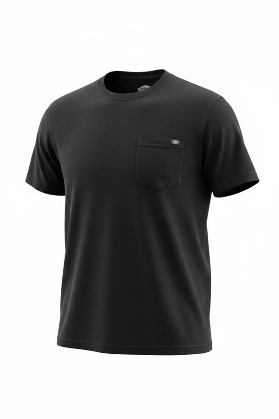 DICKIES T-SHIRT ΜΕ ΤΣΕΠΗ ΚΑΙ LOGO ΜΑΥΡΟ UNISEX M
