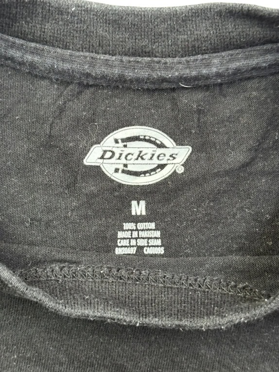 DICKIES T-SHIRT ΜΕ ΤΣΕΠΗ ΚΑΙ LOGO ΜΑΥΡΟ UNISEX M
