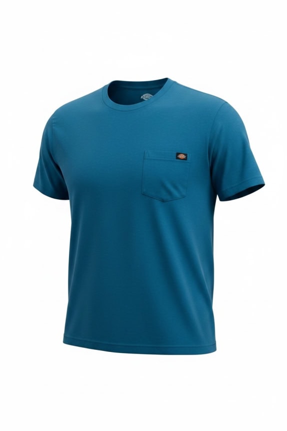 DICKIES T-SHIRT ΜΕ ΤΣΕΠΗ LOGO ΜΠΛΕ UNISEX L