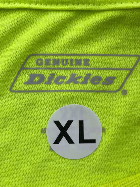 DICKIES T SHIRT MINIMAL LIME GREEN ΑΝΤΡΙΚΟ PRE OWNED XL