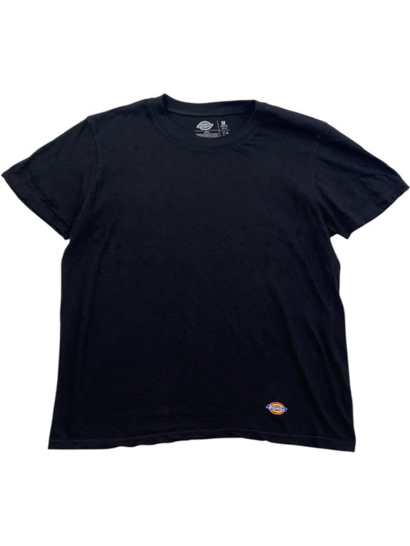 DICKIES T SHIRT MINIMAL BLACK MEN PRE OWNED M