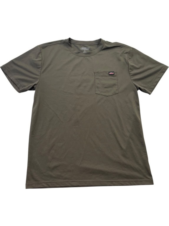 DICKIES T SHIRT WORKWEAR OLIVE ΑΝΤΡΙΚΟ PRE OWNED L