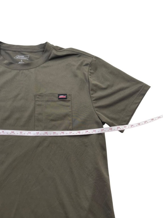 DICKIES T SHIRT WORKWEAR OLIVE ΑΝΤΡΙΚΟ PRE OWNED L