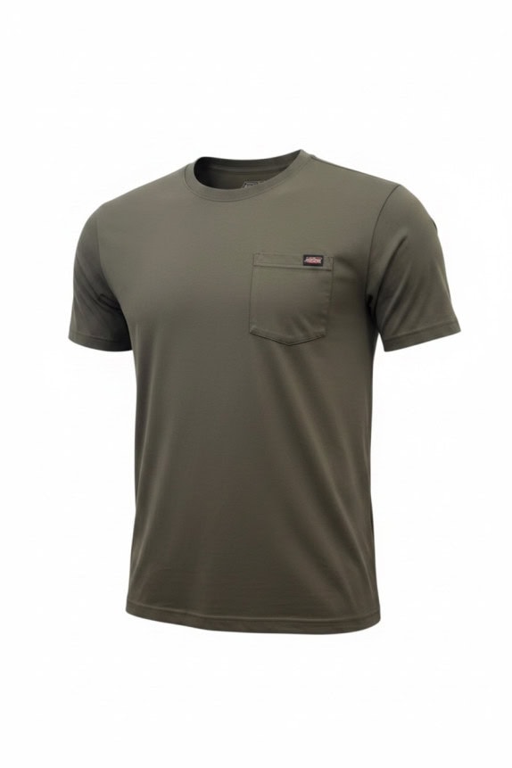 DICKIES T SHIRT WORKWEAR OLIVE ΑΝΤΡΙΚΟ PRE OWNED L