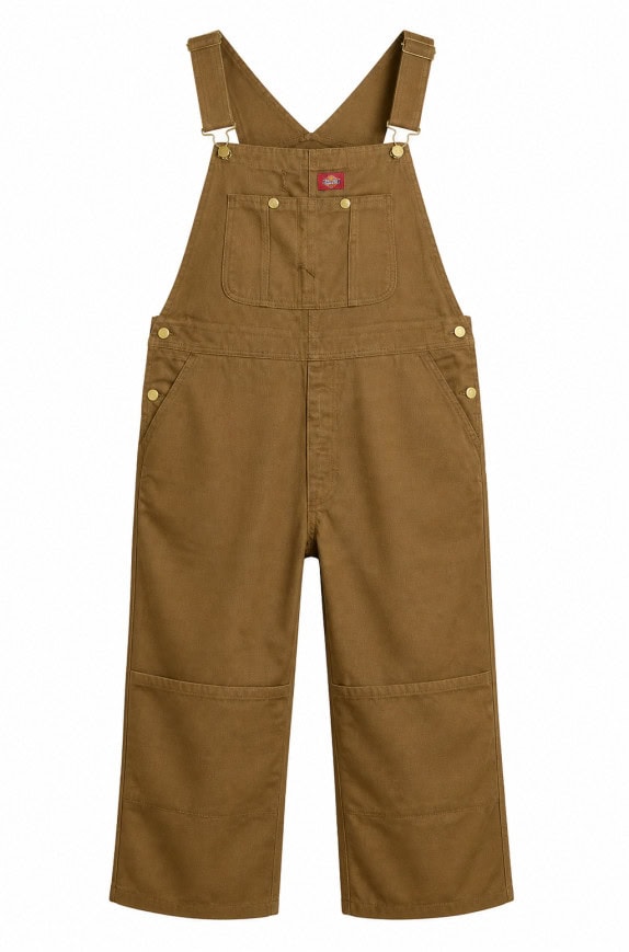 DICKIES TUTA SALOPETTE WORKWEAR MARRONE UOMO PRE OWNED XXL