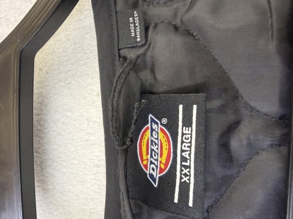 DICKIES GIACCA QUILTED NERO UOMO PRE OWNED XXL
