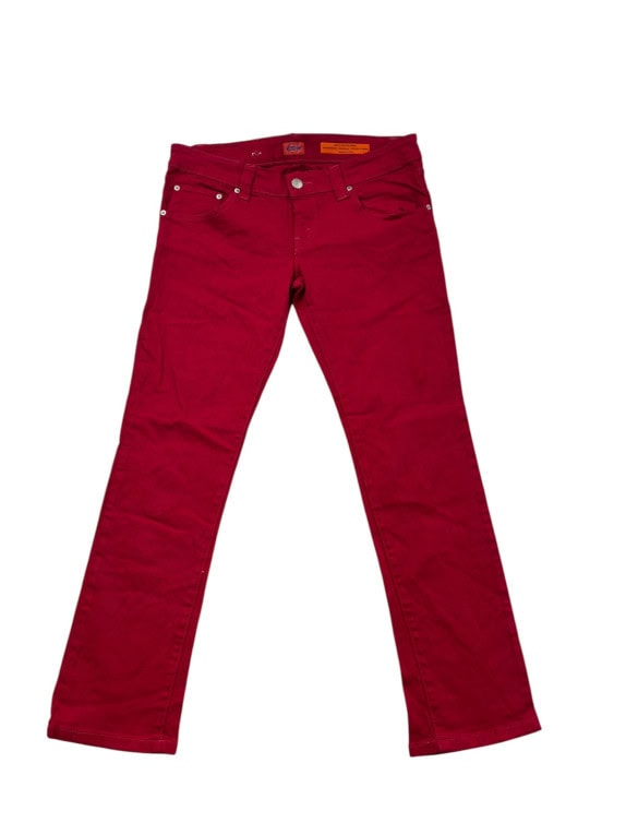 DICKIES ΤΖΙΝ ΠΑΝΤΕΛΟΝΙ ΚΛΑΣΙΚΟ ΚΟΚΚΙΝΟ ΑΝΤΡΙΚΟ PRE OWNED L