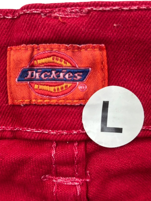 DICKIES ΤΖΙΝ ΠΑΝΤΕΛΟΝΙ ΚΛΑΣΙΚΟ ΚΟΚΚΙΝΟ ΑΝΤΡΙΚΟ PRE OWNED L