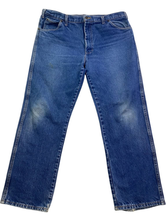 DICKIES ΤΖΙΝ ΠΑΝΤΕΛΟΝΙ WORKWEAR ΜΠΛΕ ΑΝΤΡΙΚΟ PRE OWNED XXL