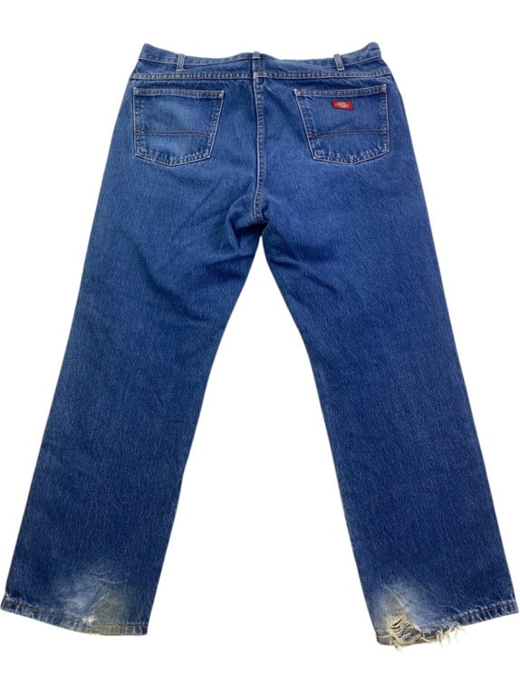 DICKIES JEANS WORKWEAR BLU UOMO PRE OWNED XXL