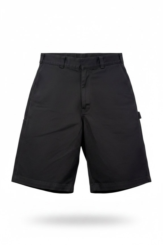 DICKIES WORK SHORTS WORKWEAR BLACK MENS PRE OWNED S
