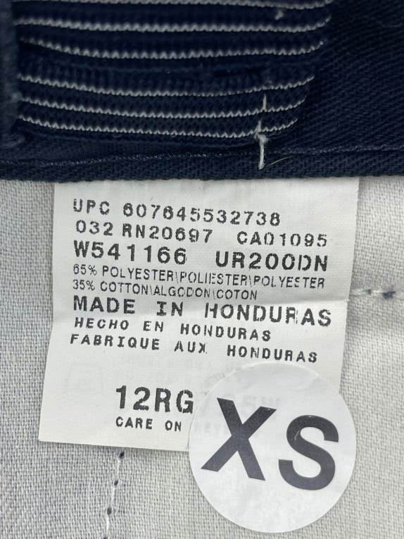 DICKIES BERMUDA WORKWEAR NAVY UOMO PRE OWNED XS