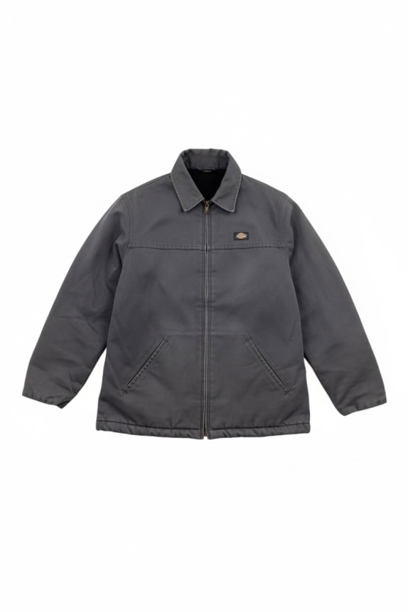 DICKIES WORKWEAR JACKET VINTAGE LOGO ΓΚΡΙ ΑΝΔΡΙΚΟ M