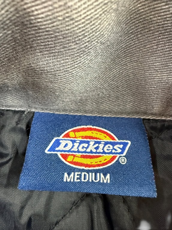 GIACCA DA LAVORO DICKIES CON LOGO VINTAGE GRIGIA DA UOMO M