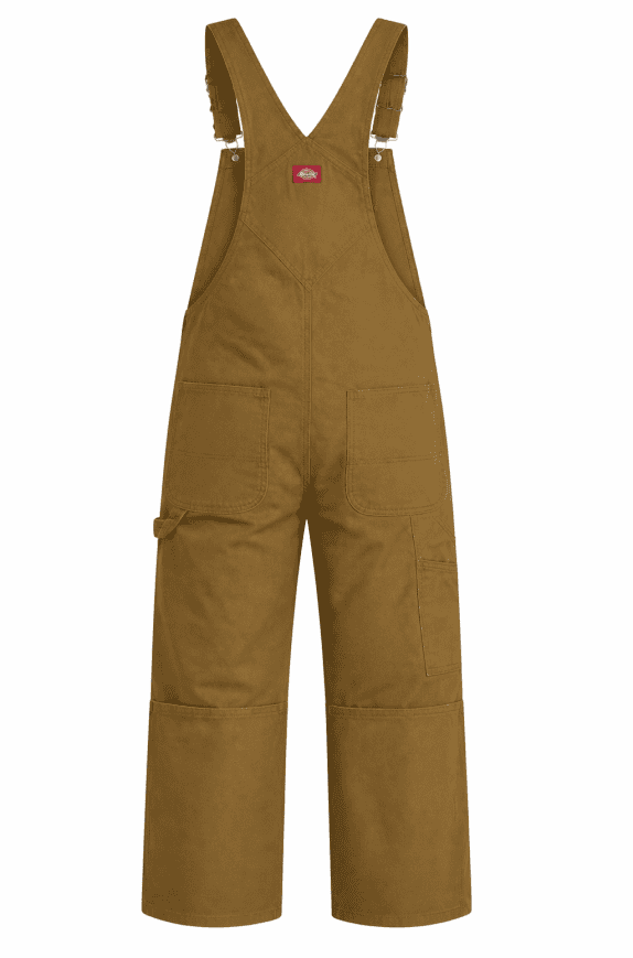 DICKIES WORKWEAR OVERALL BROWN MEN PRE OWNED L