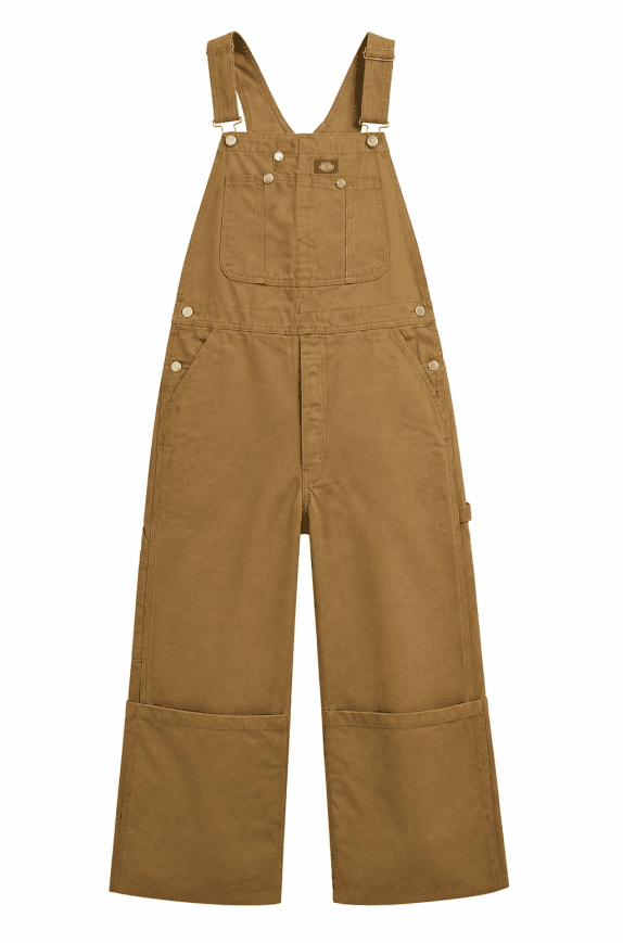 DICKIES WORKWEAR OVERALL BROWN MEN PRE OWNED L
