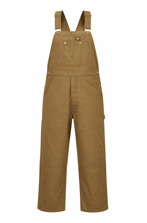 DICKIES WORKWEAR SALOPETTE CARGO ΚΑΦΕ UNISEX PRE OWNED XL