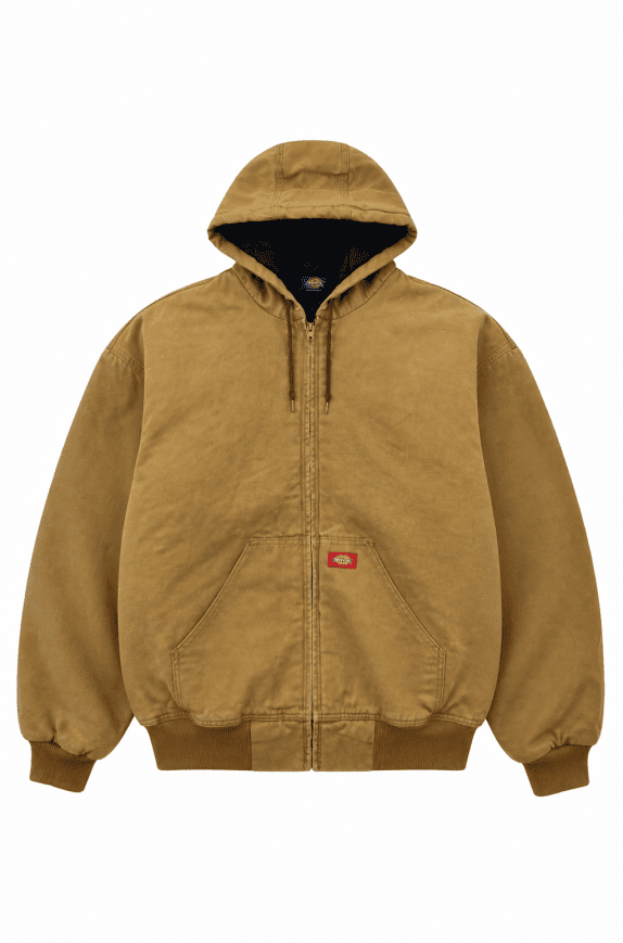 DICKIES ZIP HOODIE WORKWEAR ΚΑΦΕ ΑΝΤΡΙΚΟ PRE OWNED