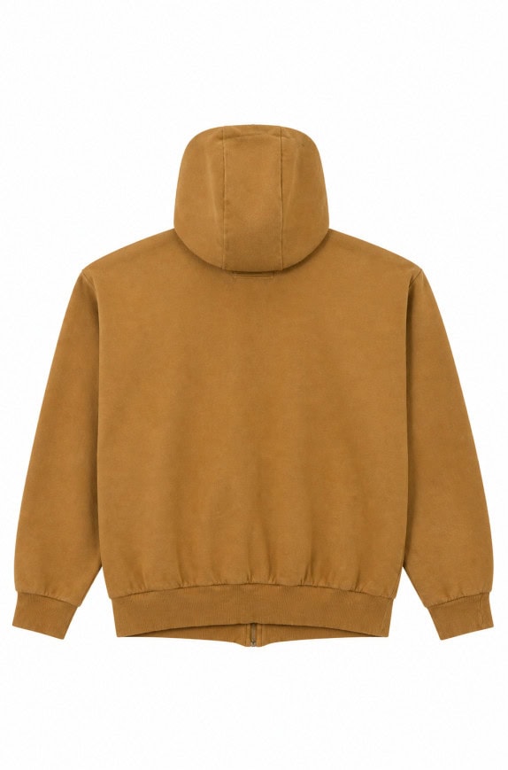 DICKIES ZIP HOODIE WORKWEAR ΚΑΦΕ ΑΝΤΡΙΚΟ PRE OWNED L