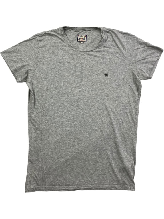 DIESEL CO. T-SHIRT VINTAGE SMALL LOGO GREY ΑΝΔΡΙΚΟ XL