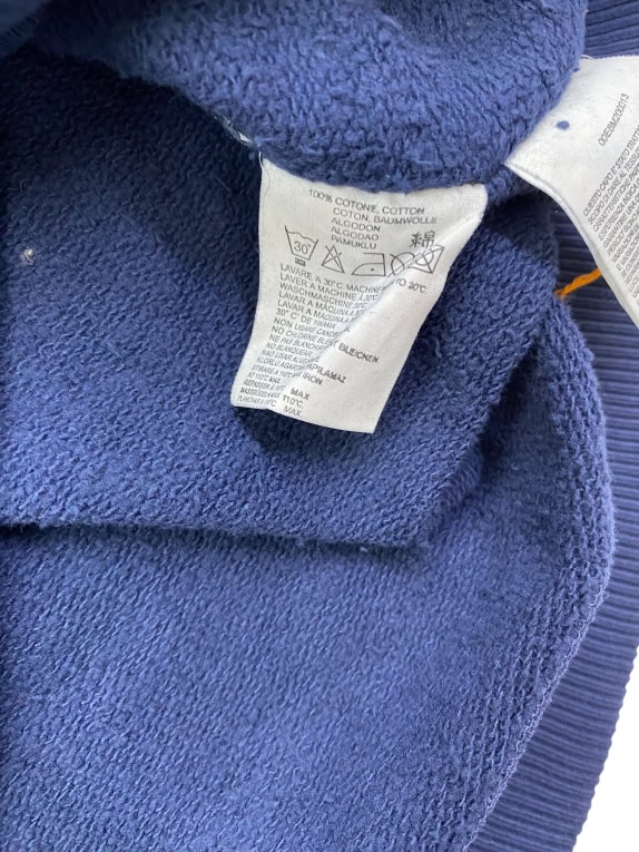 Diesel Felpa Vintage Logo 78 Blu Uomo XL