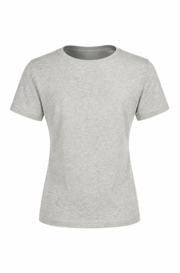 DIESEL GRAPHIC TEE RETRO GREY WOMEN PRE OWNED M