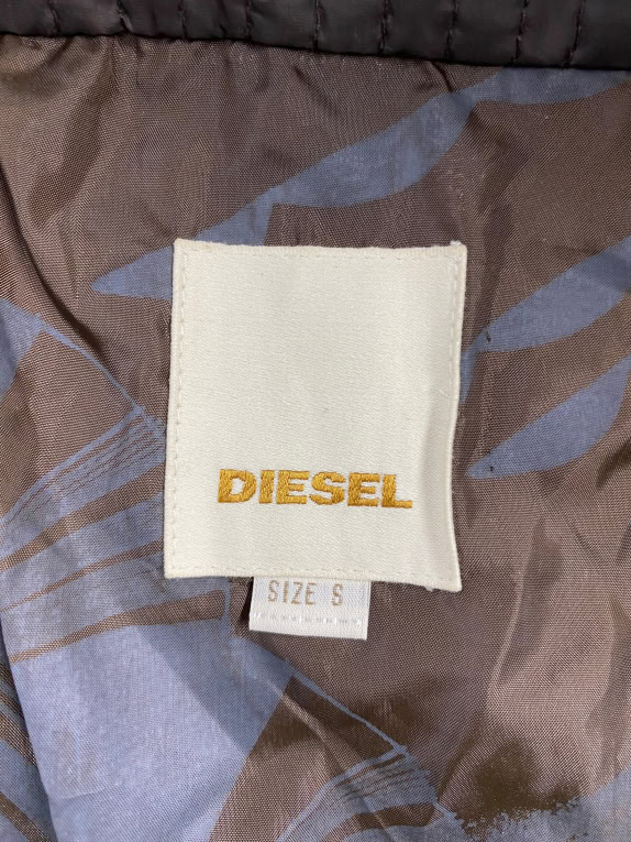 DIESEL ΜΠΟΥΦΑΝ JACKET CASUAL LOGO ΧΑΚΙ/ΛΑΔΙ ΓΥΝΑΙΚΕΙΟ S