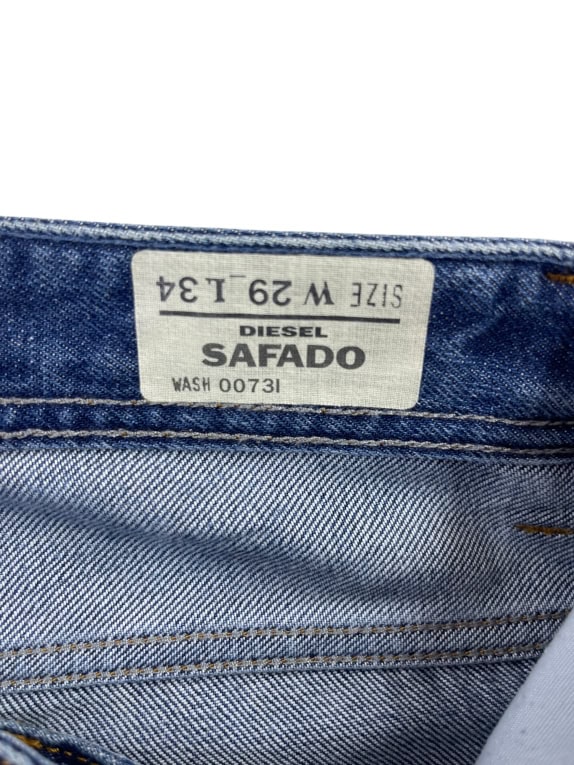 Diesel Safado Men’s Blue Denim Jeans Size S (W29)