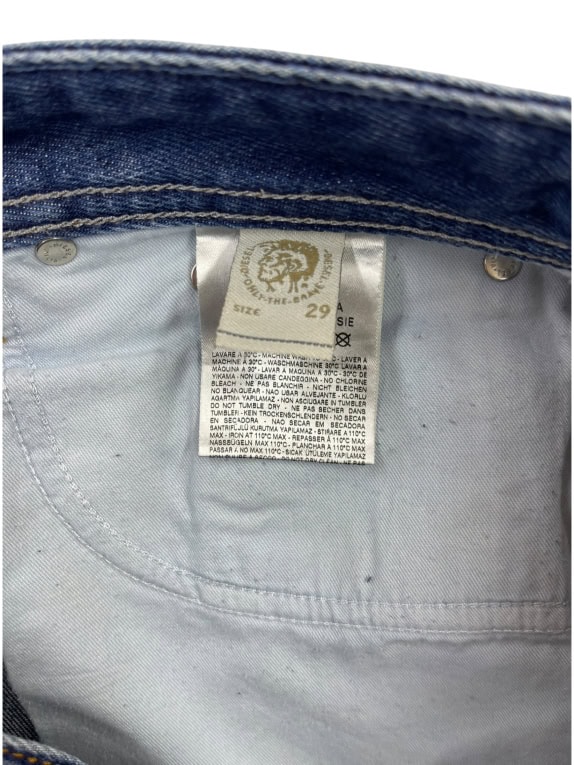 Diesel Safado Men’s Blue Denim Jeans Size S (W29)