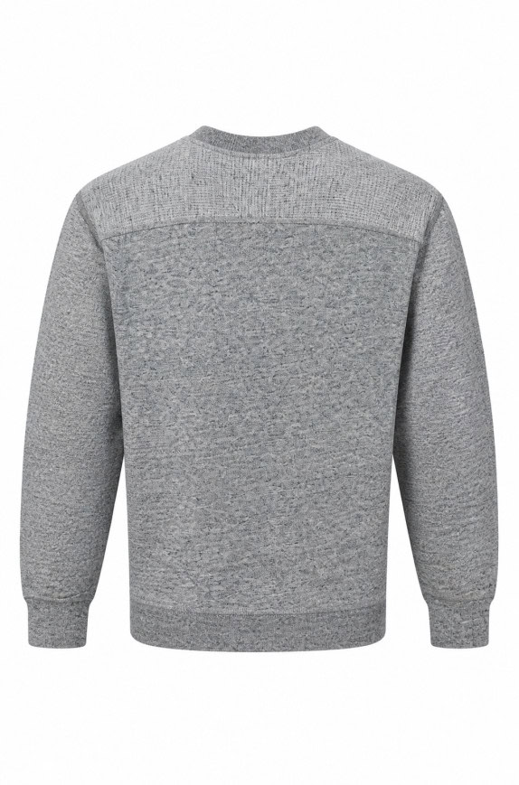 DIESEL SWEATSHIRT MINIMAL GREY MENS PRE OWNED