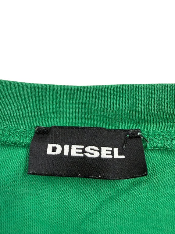 DIESEL T-SHIRT VINTAGE LOGO ΠΡΑΣΙΝΟ ΓΥΝΑΙΚΕΙΟ S
