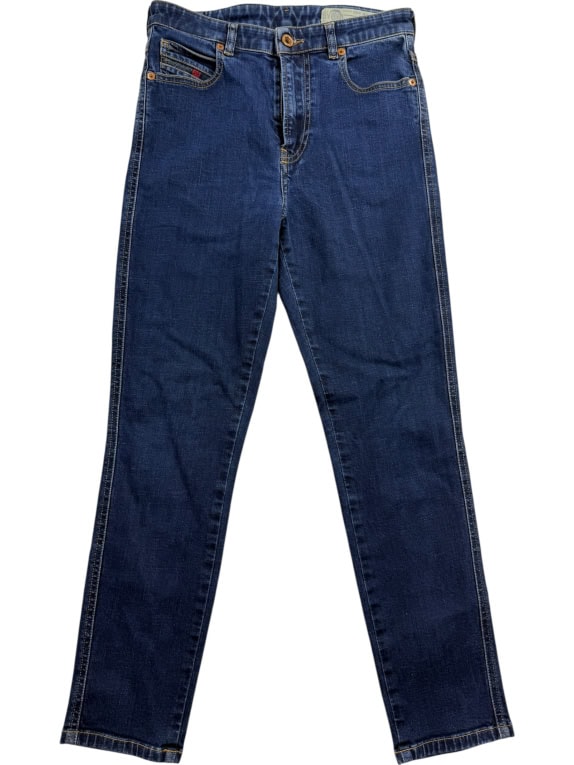 DIESEL Τζιν Παντελόνι CASUAL Λογότυπο Μπλε Γυναικείο XXS