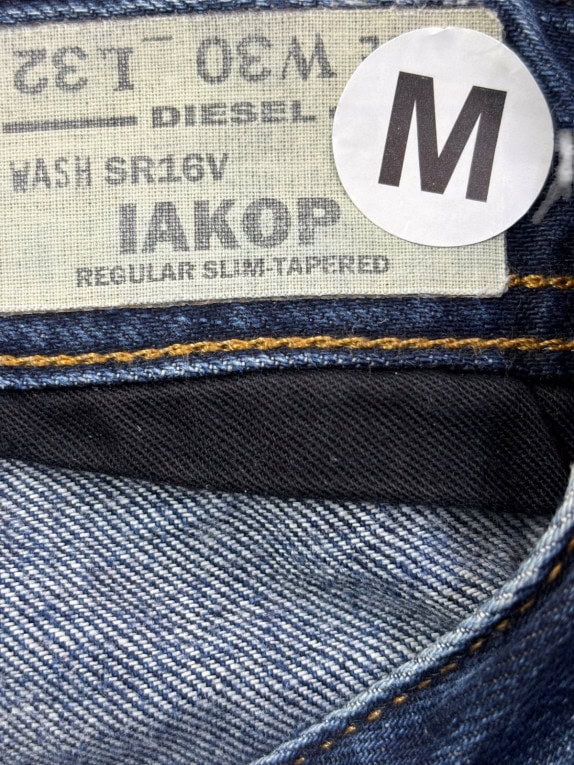 DIESEL JEANS WASHED BLUE UOMO PRE OWNED M