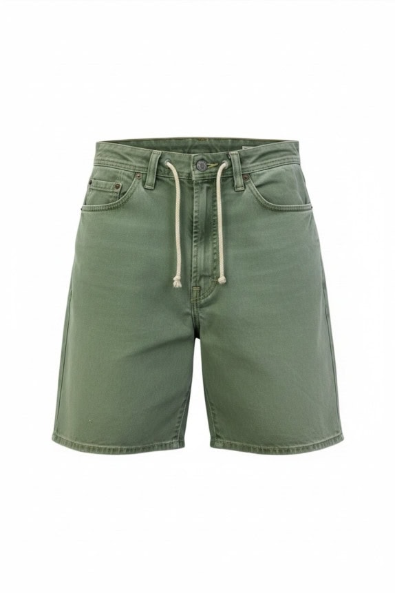 DIESEL SHORTS DENIM WASHED OLIVE UOMO PRE OWNED S